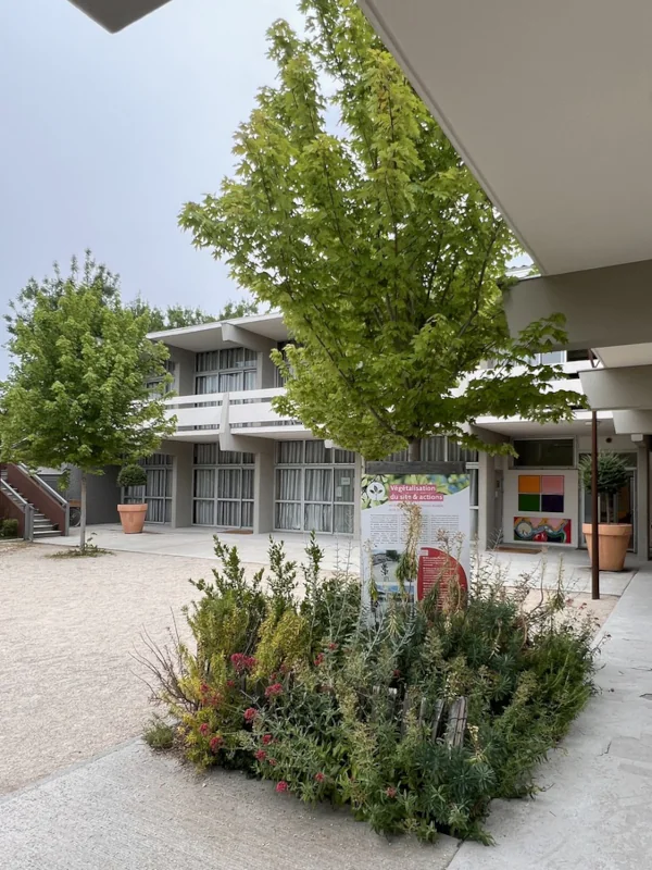 École municipale de musique de l'Isle sur la Sorgue - La cour de l'école